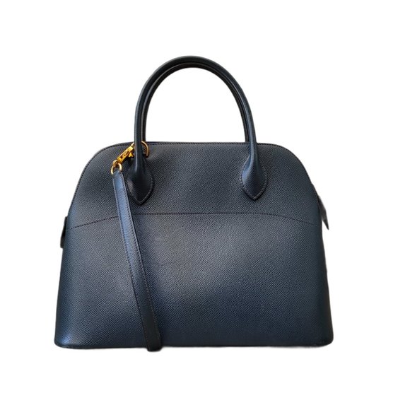 Hermes Bolide 31 2-Way Bag Navy - Picture 3 of 11